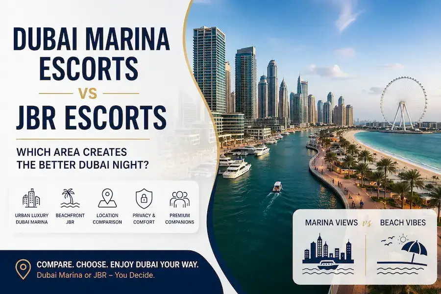 Read more about the article Dubai Marina Escorts vs JBR Escorts – Which Night Feels Better?